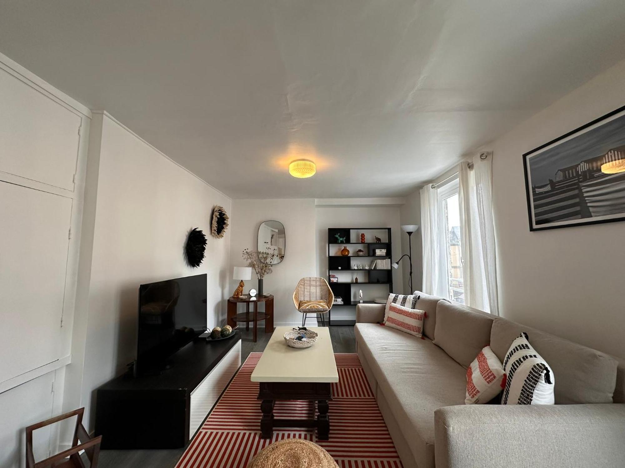 Large Apartment In City Center 翁弗勒尔 外观 照片
